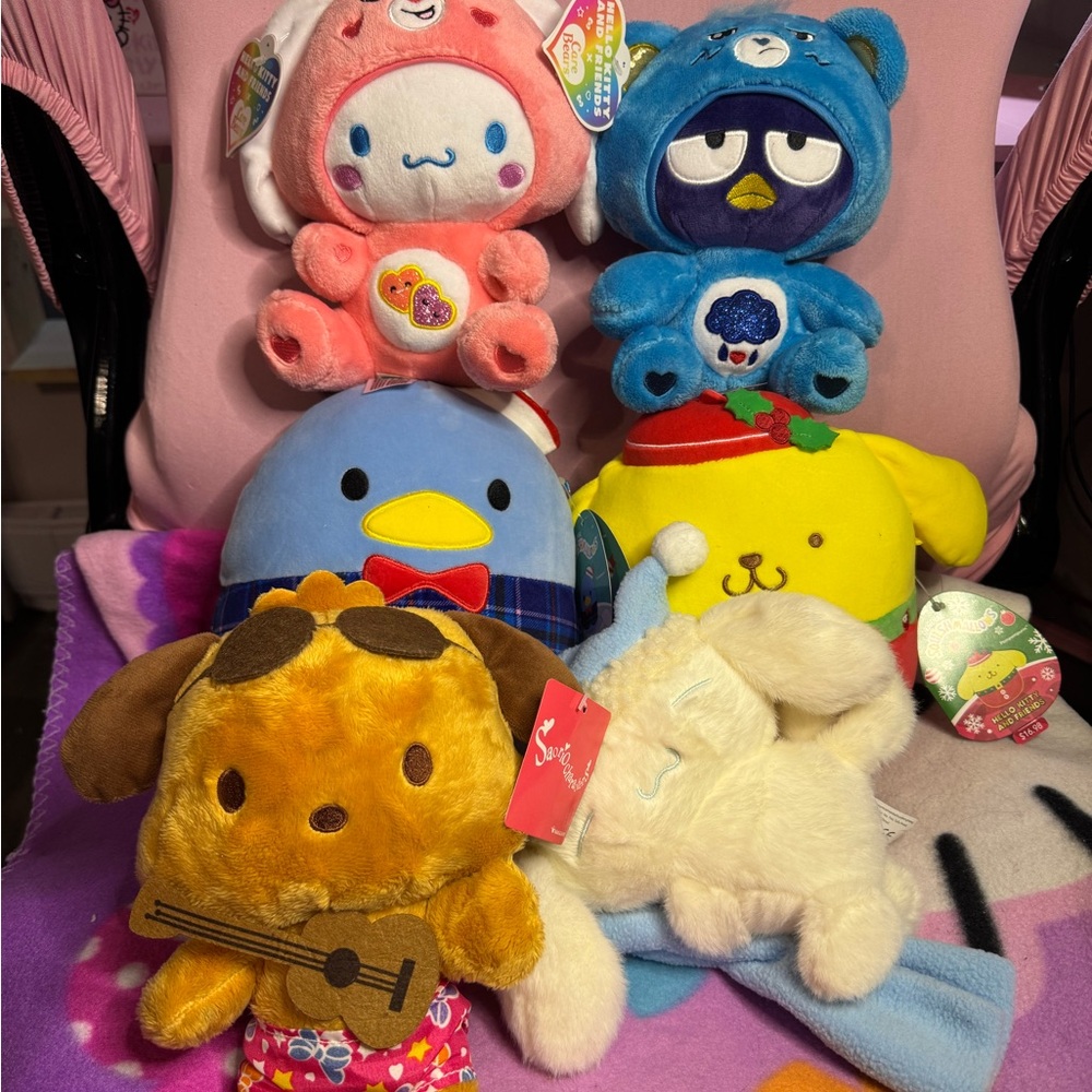 SOLD Sanrio Boy Characters Plush lot!